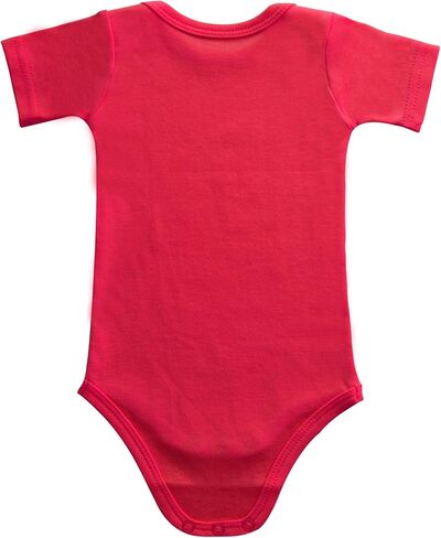 Baby Onsies 100% Cotton Short Sleeve Baby Bodysuits Solid Color Infant Bodysuits for Newborn Baby 3-Pack in Saudi Arabia