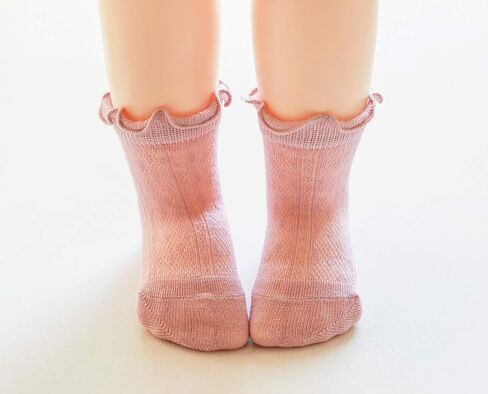 Baby Girl Ruffle Socks Cotton Frilly for Princess Dress Toddler in Kuwait