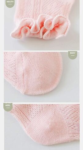 Baby Girl Ruffle Socks Cotton Frilly for Princess Dress Toddler in Kuwait