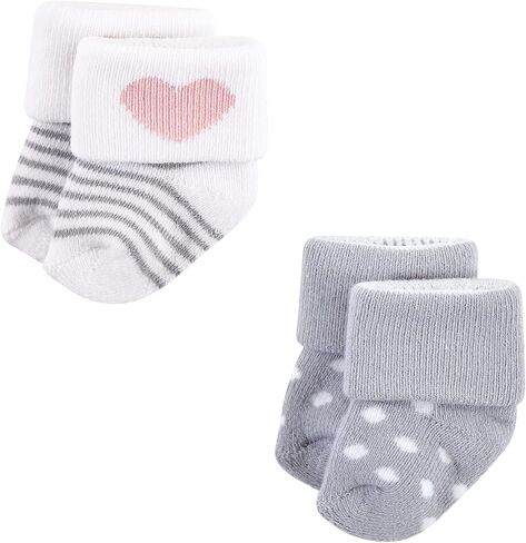 Hudson Baby Unisex Baby Cotton Rich Newborn and Terry Socks, Strawberry 8-Pack, 6-12 Months in Saudi Arabia