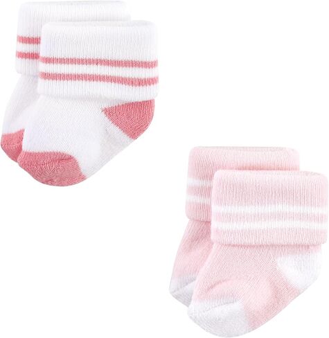 Hudson Baby Unisex Baby Cotton Rich Newborn and Terry Socks, Strawberry 8-Pack, 6-12 Months in Saudi Arabia