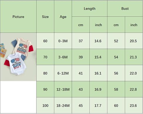 MoZiKQin Baby Boy Girl 4th of July Outfit Newborn Oversized USA Romper American Flag Onesie Independence Day Outfit in Kuwait