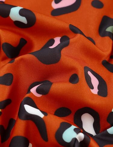 Oklady Toddler Girl Swimsuit One Piece Color Block Leopard Monokini Baby Girls Bathing Suit in Kuwait