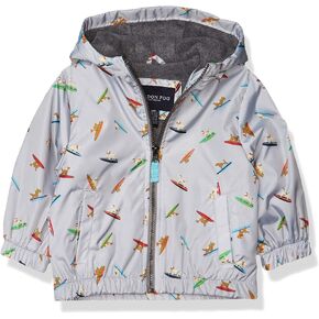 LONDON FOG Baby Boys' Midweight Water Resistant Hooded Jacket