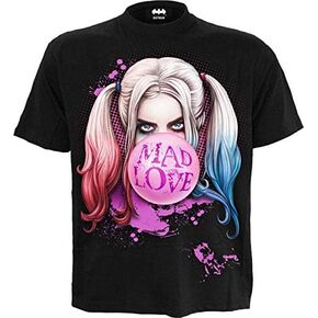 DC Comics - Harley Quinn - Mad Love - Front Print T-Shirt Black in Saudi Arabia
