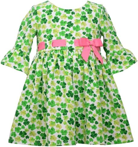 Bonnie Jean Girl's St Patrick's Day Dress - Green Shamrock Dress for Baby, Toddler and Little Girls in Saudi Arabia