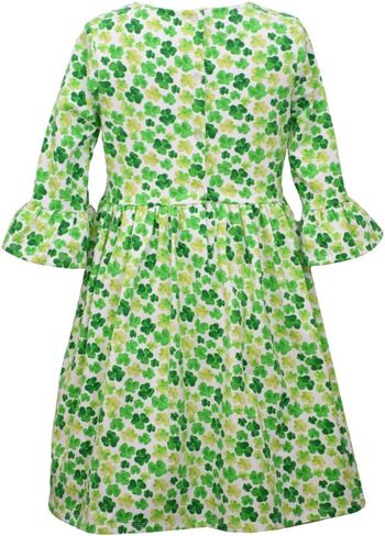 Bonnie Jean Girl's St Patrick's Day Dress - Green Shamrock Dress for Baby, Toddler and Little Girls in Saudi Arabia