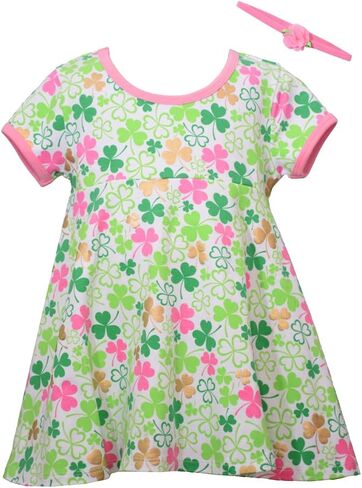 Bonnie Jean Girl's St Patrick's Day Dress - Green Shamrock Dress for Baby, Toddler and Little Girls in Saudi Arabia