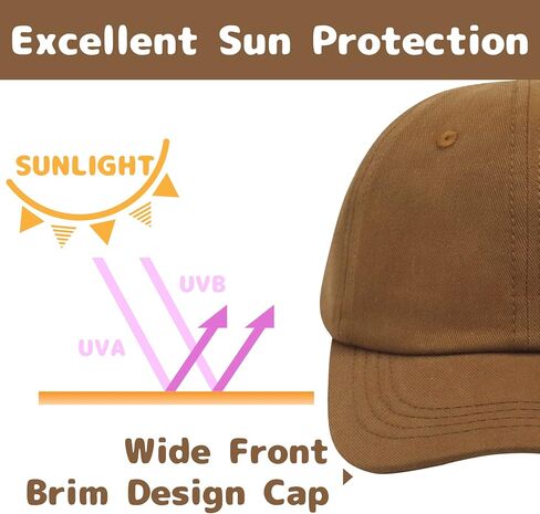 Olreco Toddler Baseball Hat Baby Baseball Cap Baby Ball Cap Infant Hat Toddler Caps Kids Trucker Hats for Boys Girls Cotton in Saudi Arabia