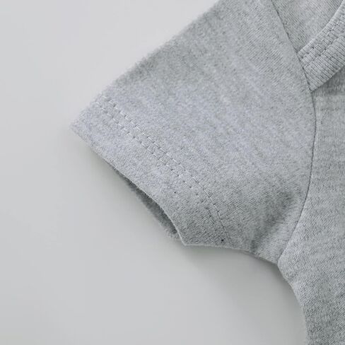 BonbonPomme للجنسين الطفل ارتداءها رومبير للرضيع العودة إلى المنزل قميص داخلي فارغ 0-24 شهرا in Kuwait