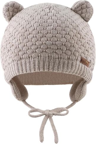 JANGANNSA Cute Knitted Boys Girls Christmas Beanie Warm Earflap Winter Hat Infant Toddler Baby Beanie 0-2Y in Saudi Arabia