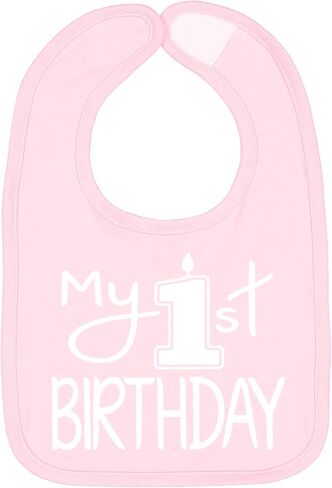 Aiden's Corner Handmade Cute Baby Boy Girl First Birthday Smash Cake Bibs - Birthday Bib in Kuwait