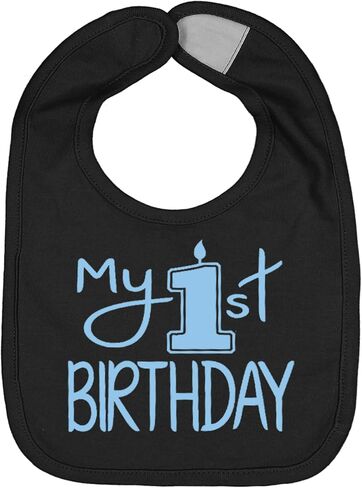 Aiden's Corner Handmade Cute Baby Boy Girl First Birthday Smash Cake Bibs - Birthday Bib in Kuwait