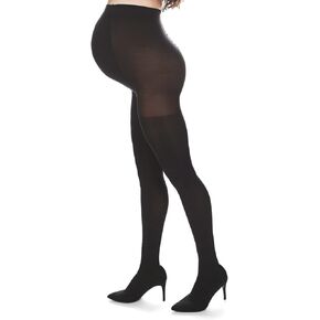 MeMoi Women's Maternity 80 Denier Opaque Support Comfort Tights