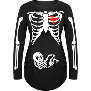 Kewlent Womens Maternity Halloween T-Shirt Pregnancy Long Sleeve Tops in Saudi Arabia
