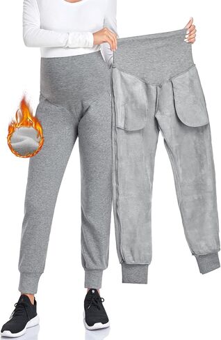 PACBREEZE Women's Maternity Pants Lounge Workout Joggers Over The Belly Pajama Sweatpants Stretchy Pregnancy Pants in Kuwait