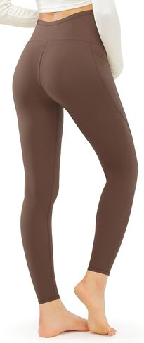 JOYSPELS Smooth Feeling Maternity Leggings Over The Belly with Pockets Workout Pregnancy Pants in Saudi Arabia