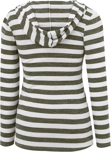 Smallshow Women's Nursing Tops Long Sleeve Breastfeeding Shirt Hoodie in Kuwait