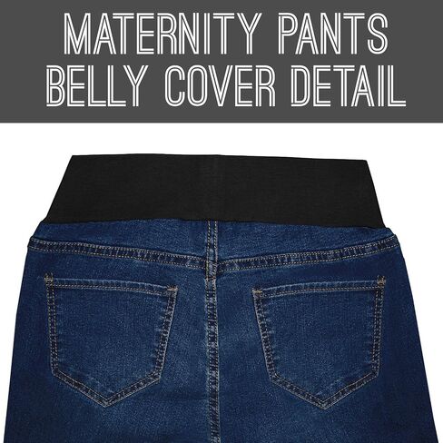 Hybrid & Company Ultimate Comfort Women's Maternity Slim Fit Stretch Jeans in Saudi Arabia