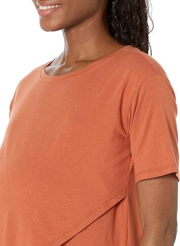 Amazon Essentials Women's Soft Cotton Modal Maternity and Nursing Pajamas, Short Sleeve Loungewear Sleepwear Set with Pants in Saudi Arabia