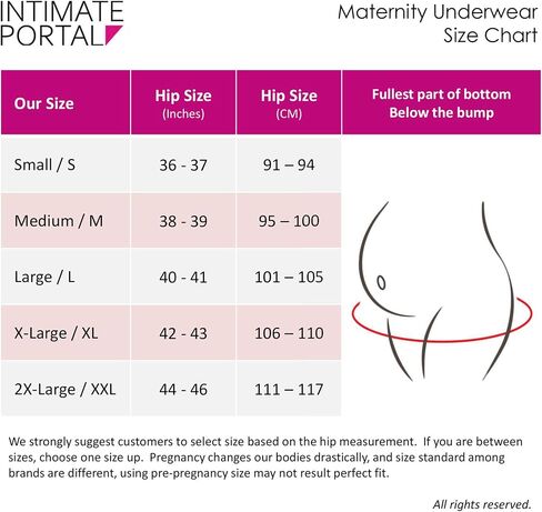 Intimate Portal Maternity Underwear | Pregnancy Postpartum Panties | Foldable Briefs Under the Bump in Saudi Arabia