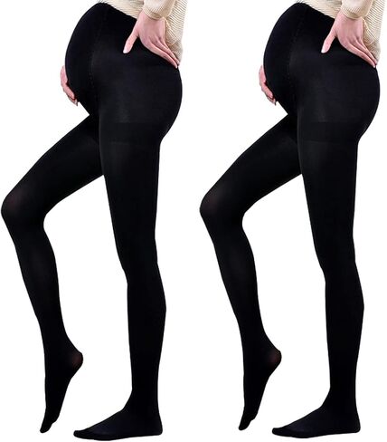 120D Black Maternity Tights for a Comfortable Pregnancy in Saudi Arabia