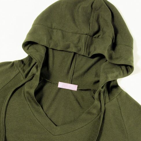 Maternity Hoodie Long Sleeves Shirt Casual Vneck Top Pregnancy Sweatshirt Tunics in Saudi Arabia