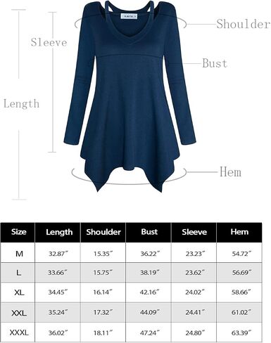 Amrto Womens Summer Short Sleeve Tunic Tops Loose Fit Casual Blouses Swing Irregular Hem Asymmetrical Shirt in Saudi Arabia