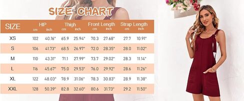 Ferrtye Womens Adjustable Tie Knot Overalls Shorts Sleeveless Loose Casual Rompers Jumpsuits Shortalls with Pockets in Saudi Arabia