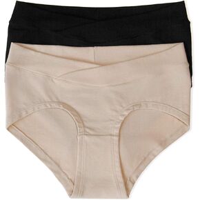 Kindred Bravely Bamboo Maternity Hipster Panties | 2 Pack Maternity Underwear Under The Bump