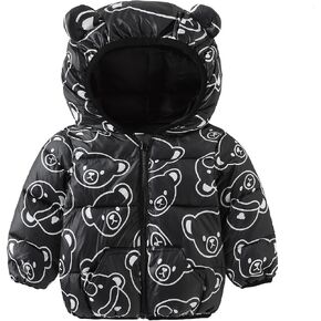 WUSENST Baby Boys Girls Winter Coats Hoods Light Puffer Down Jacket Outwear in Saudi Arabia