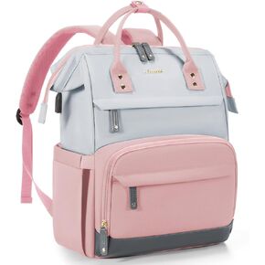 LOVEVOOK Laptop Backpack for Women, 15.6 Inch Work Business Backpacks Purse With Large Capacity, Waterproof Nurse Bag College Bookbag for School, Waterproof Casual Daypack for Travel in Saudi Arabia