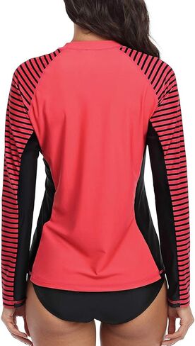 قمصان سباحة نسائية من CharmLeaks بأكمام طويلة Rashguard UPF 50 للحماية من الشمس in Kuwait