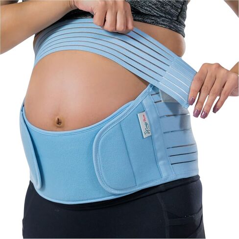 Belly Bands For Pregnant Women, Pregnancy Belly Support Band, Belly Band For Back Support. Pregnancy Must Haves, Belly Support For Pregnancy. Baby Blue Color/Size S in Saudi Arabia