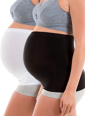 Womens Maternity Belly Band for Pregnancy Non-slip Silicone Stretch Pregnancy Support Belly Belt Bands… in Kuwait