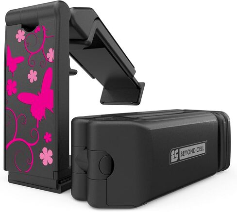 Travel Accessories, Universal Seat Back Tray Table Phone Clip Holder, Adjustable Pocket Size Hands Free Phone Holder Airplane Travel Essentials Compatible with iPhone and Android in Kuwait