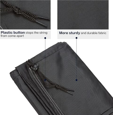 HOMEST XL Wash Me Travel Laundry Bag, Dirty Clothes Organizer Large Enough to Hold 4 Loads of Laundry Easy Fit a Laundry Hamper or Basket Black in Saudi Arabia