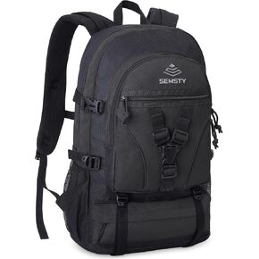 حقيبة ظهر SEMSTY للمشي لمسافات طويلة، حقيبة ظهر قابلة للتوسيع 30L/40L/50L للرجال والنساء، حقيبة ظهر للسفر معتمدة من الطيران