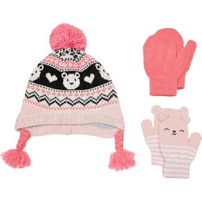 Simple Joys by Carter's girls Hat and Mitten Set in Saudi Arabia
