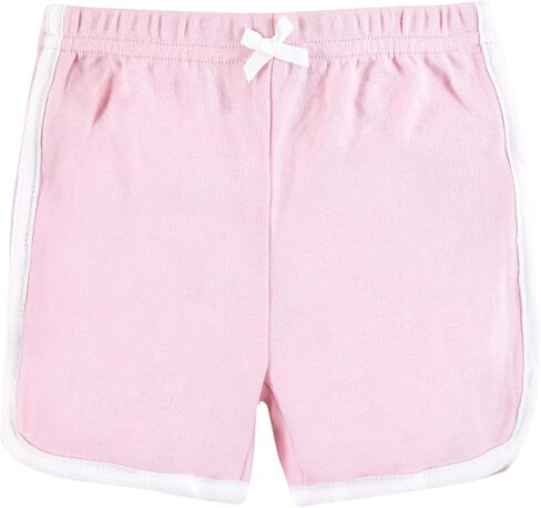 Hudson Baby Unisex Baby and Toddler Shorts Bottoms 4-Pack, Pink Navy, 5 Toddler in Kuwait