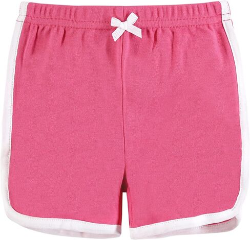 Hudson Baby Unisex Baby and Toddler Shorts Bottoms 4-Pack, Pink Navy, 5 Toddler in Kuwait