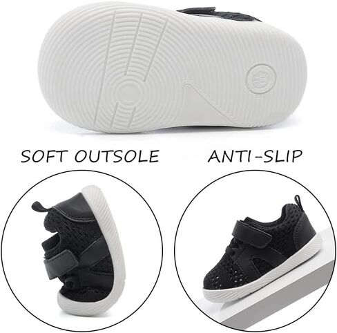 Baby Boys&Girls Shoes Baby Walking Shoes First Walking Shoes Infant Sneakers Crib Shoes for Baby Non-Slip Breathable Shoes 6 9 18 Months in Kuwait