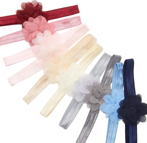 Hudson Baby Cotton and Synthetic Headbands, Size 0-24 Months in Saudi Arabia