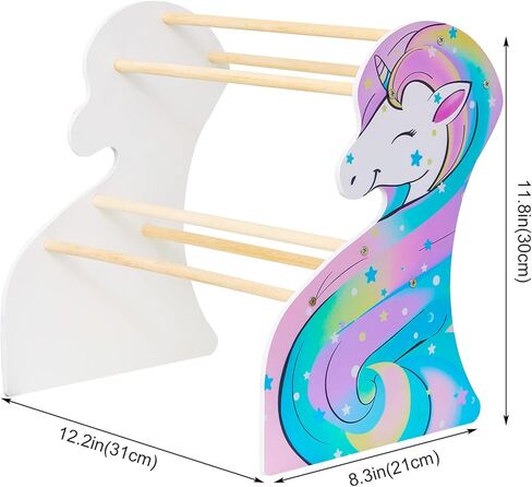 FIOBEE Girls Headband Holder Organizer Unicorn Headband Storage Hair Accessories Organizer Hairband Display Stand Home Room Decors for Kids in Saudi Arabia