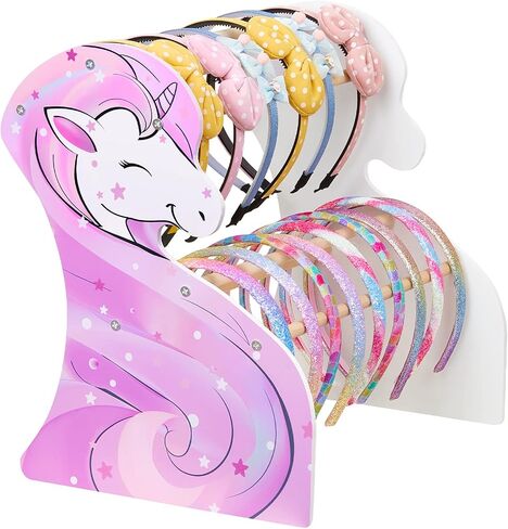 FIOBEE Girls Headband Holder Organizer Unicorn Headband Storage Hair Accessories Organizer Hairband Display Stand Home Room Decors for Kids in Saudi Arabia