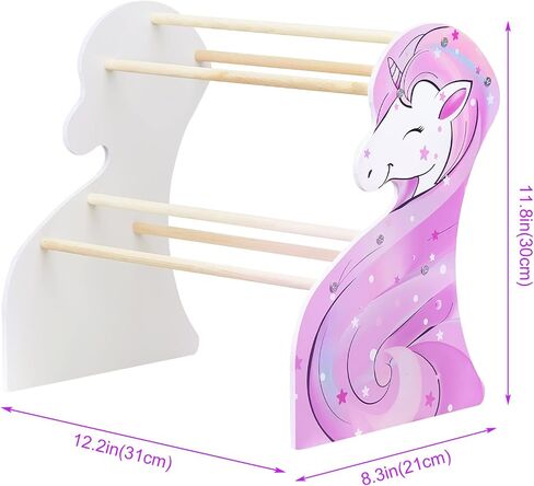 FIOBEE Girls Headband Holder Organizer Unicorn Headband Storage Hair Accessories Organizer Hairband Display Stand Home Room Decors for Kids in Saudi Arabia