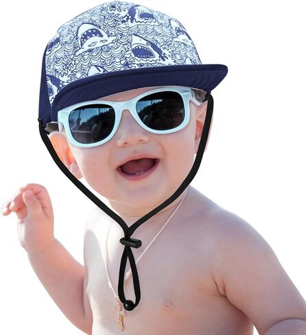 Kids Baseball Hat Visor, Toddler Boy Girl Sun Protection Hat Cotton Hats,Sun Hat for Baby Little Girls Boys Children in Kuwait