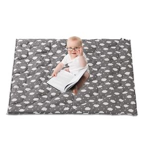 Baby Play Mat for Floor,50"×50" Thick Ultra Soft Playpen Baby Mat for Playing,Non-Slip Baby Crawling Playmat for Babies and Toddlers, Floor Tummy time(Cloud)