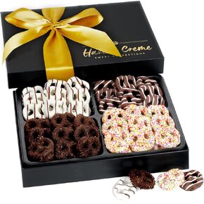 Pretzel Gift Basket - Pretzel Gift Box - Gourmet Food Gifts for Women/Men - Sweet and Salty Gifts - Thank You, Corporate, Birthday, Graduation Gifting in Saudi Arabia