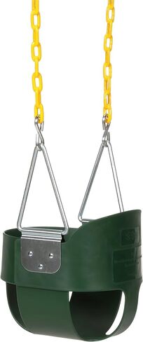 Eastern Jungle Gym Half Bucket Toddler Swing Seat with Coated Swing Chains Pack of 2 in Kuwait